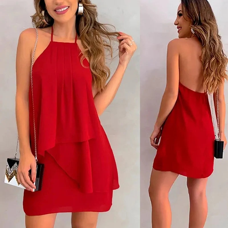 Wusu™ Sleeveless Irregular Dress