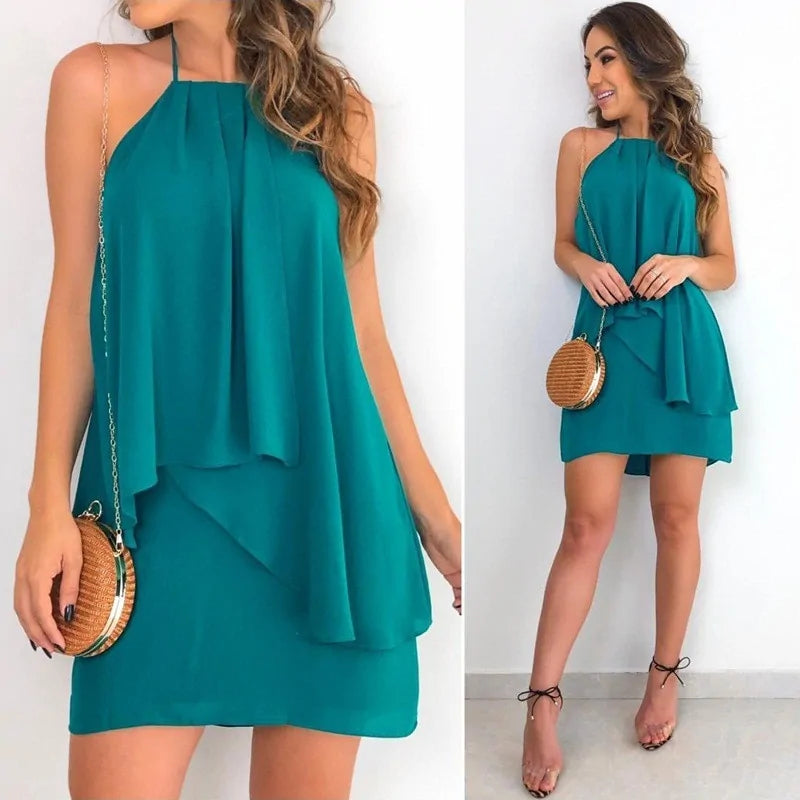 Wusu™ Sleeveless Irregular Dress