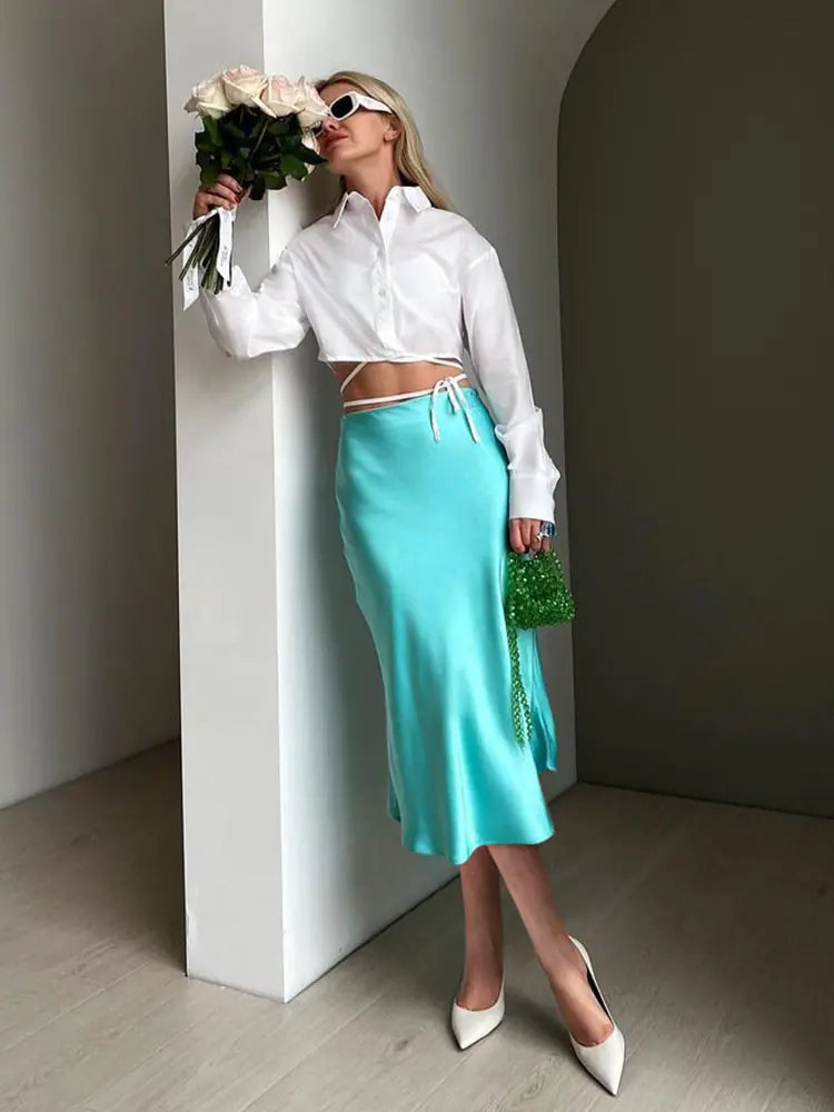 Wusu™ Solid Silk Skirt