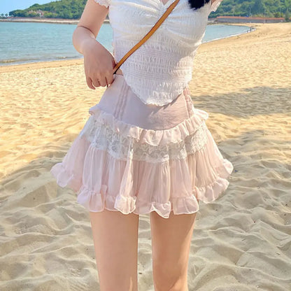 Wusu™ Pink Ruffle Skirt