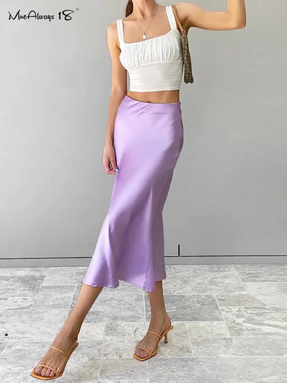 Wusu™ Solid Silk Skirt