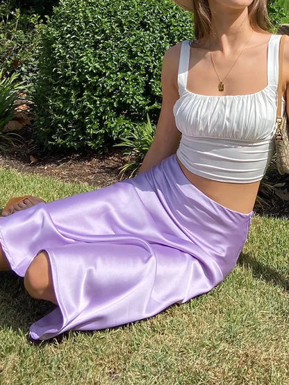 Wusu™ Solid Silk Skirt